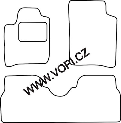 Autokoberce Renault Scenic 2000 - 2003 Colorfit (3817)